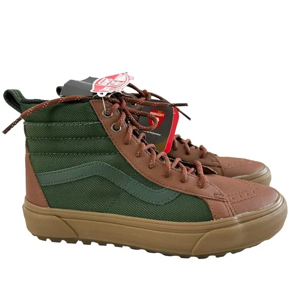 Vans SK8-HI MTE-1 Greeen/Gum Sneaker Men’s Size 7.5/ Women’s Size 9 - Picture 3 of 16